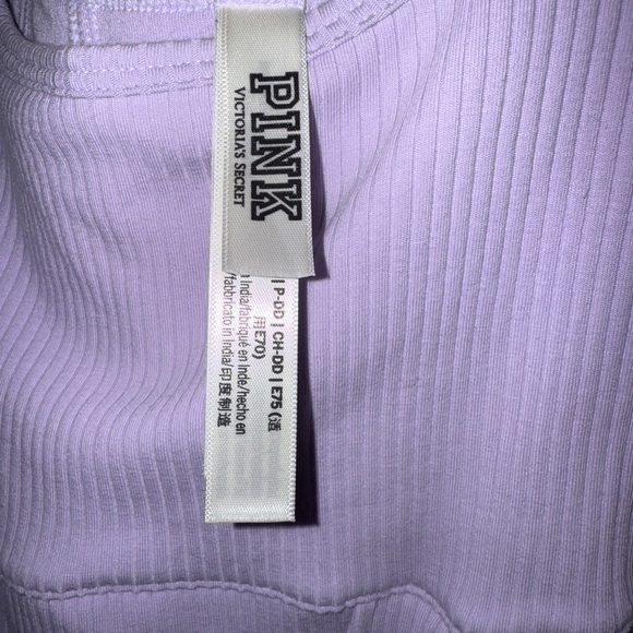 Victoria secret PINK corset top lavender purple - Picture 3 of 4